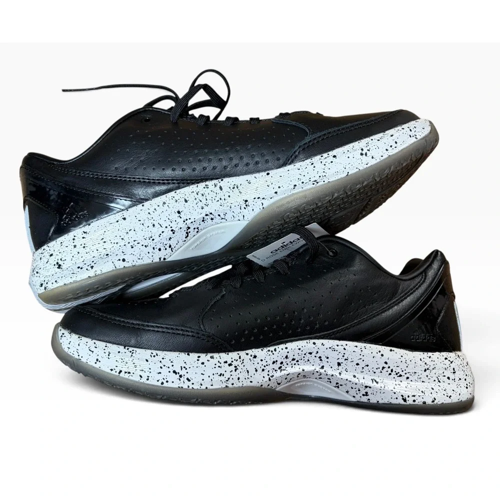 Adidas D Rose Englewood II Black Speckled Basketball Shoes C76694 Mens 7.5